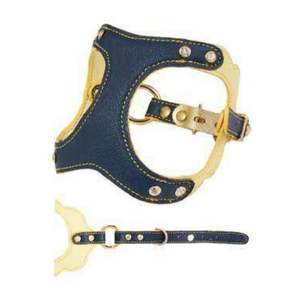 Waterproof Breathable Vegan <b>Leather</b> Dog <b>Harness</b> Padded Pet Walking <b>Harness</b> With Reflective Safety Strips Custom Size XXL XXXL - Product Image 1