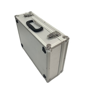 Aluminum Storage Box Camera Case Black Wholesale Tool Case Individual Compartments Aluminum Case Electronic