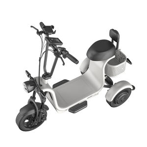 Scooter électrique pliable YIDI New 48V 500W grande puissance 3 roues pour adulte avec siège pour les trajets en ville - Product Image 3