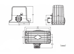 Abrir automáticamente Villa Operador de puerta eléctrica Puerta corredera Motor Control remoto Abridor de puerta - Product Image 4