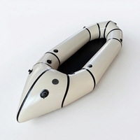 Packraft gonflable pliable individuel en TPU/PVC, léger, étanche, pour sports nautiques, pêche, rivières et aventures