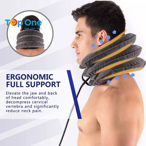 Fabricante TopOne, equipo médico, 3 capas, tracción de cuello de aire, dispositivo de tracción de cuello Cervical para revivir el dolor - Product Image 4