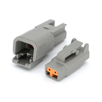 Adaptateur automobile étanche DTM06-2S DTM 2 broches pour connecteur femelle -40~105°C certifié ISO9001, marque LIZONE, vente directe d'usine