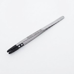 Pince à bijoux en acier inoxydable SUNTOOLS/STIPL, pointe conique en plastique pour la pose de bijoux DIY - Product Image 1