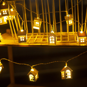 Christmas LED House String Lights Battery Operated <b>Decorative</b> <b>Lighting</b> For Holiday Indoor Outdoor Use - Product Image 4