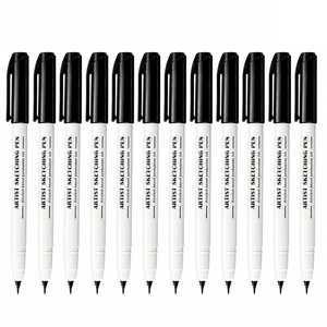 Rotulador de Punta Fina con Tinta Negra Resistente al Agua, para Dibujo, Bocetos, Firmas, para Arquitectos, Artistas, Cómics - Product Image 1