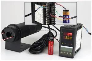 جهاز إرسال بالأشعة تحت الحمراء الصناعي OEM 4-20ma جهاز استشعار درجة الحرارة التناظري غير الاتصال