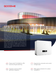 Commutateur de transfert statique triphasé <span class=keywords><strong>GoodWe</strong></span> STS200-80-10 série STS 200A, commutateur UPS <10ms, IP65, pour onduleur hybride série <span class=keywords><strong>ET</strong></span> - Product Image 5