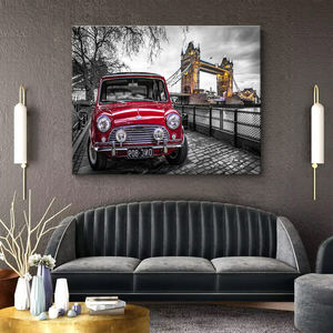 Poster di arte della parete di architettura <span class=keywords><strong>auto</strong></span> bianco nero camera da letto ufficio <span class=keywords><strong>Vintage</strong></span> stampa su tela pittura moderna decorazione per la casa - Product Image 5