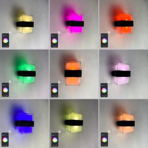 Lámpara de Pared LED Inteligente Tuya de 10w con Control por Aplicación, Impermeable IP65, Lámpara de Pared Exterior Colorida, Moderna, para Exteriores - Product Image 6