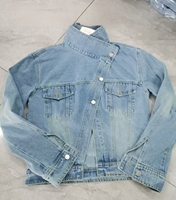 Veste en jean chic et unique pour femme, style streetwear moto, boutonnée, sexy, décontractée, coupe irrégulière, pour l'automne et l'hiver