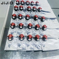 JIJID 1l 2l 3l 5l 10l 20l Aluminium Vloeistofzak voor Water Sap Koffie Olie BIB Bag in Box Rode Wijn Aseptische Zak Met Klep