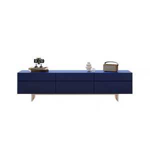 Meuble TV flottant moderne Meuble mural en bois Salon Design de luxe Commode à tiroirs pour la maison Hôtel - Product Image 3