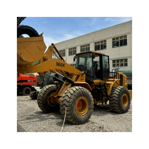 Cargador de ruedas Caterpillar 966H usado de alta calidad, Modelo 2020, potencia de 92KW, carga nominal de 7 toneladas, cargador frontal de origen chino - Product Image 1
