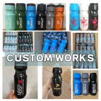 Logo personnalisé 600ml 700ml sans BPA vélo cyclisme boisson bouteille d'eau étanche léger vélo de route sport bouteille d'eau à presser