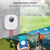 Controlador de Riego Inteligente WiFi Tuya, 12 Zonas, Dispositivo de Riego Eléctrico para Uso Doméstico, Pulverizador de Plástico Resistente