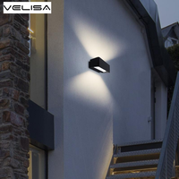 Applique murale LED 13W IP65 en aluminium moulé sous pression, étanche, pour extérieur, jardin, hôtel, couloir, économe en énergie, décorative