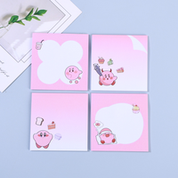 Blocs-notes autocollants personnalisés 3x3 Kawaii, notes adhésives imprimées pour étudiants avec logo de l'entreprise d'impression