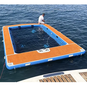 Plateforme aquatique gonflable commerciale, piscine flottante multi-usages pour yachts et zones côtières - Product Image 1