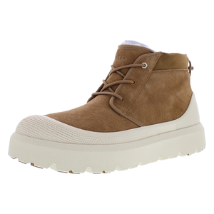 UGG Neumel รองเท้าผู้ชายหนังกลับไฮบริดสภาพอากาศสี: เกาลัด/สีขาว | ของแท้100% - Product Image 1