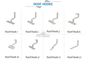 Supports de fixation pour structure de montage solaire sur toiture FarSun sur crochet de tuile - Product Image 5