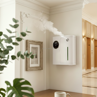 Diffuseur d'arômes automatique professionnel de luxe, à fixation murale, prise américaine, alimentation électrique, application de contrôle de la fragrance
