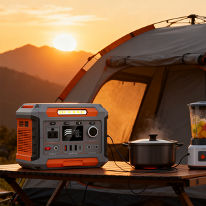 สถานีผลิตไฟฟ้าพลังงานแสงอาทิตย์แบบพกพาขายดีอันดับต้นๆ 300W 270Wh แบตเตอรี่ลิเธียมเทอร์นารี คลื่นบริสุทธิ์ ชาร์จไร้สาย - Product Image 3