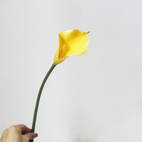 Arrangement de fleurs artificielles Calla Lily, fleurs artificielles pour accessoires de photographie de mariage, décoration de salon à domicile