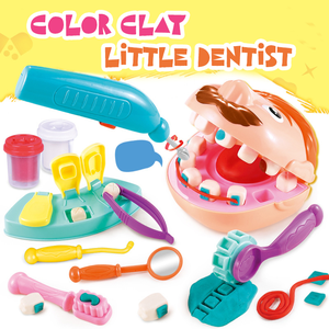 ชุดเครื่องมือแป้งโดว์ของเล่นแบบอินเทอร์แอคทีฟสำหรับเด็กใช้ในห้องทำงานทันตแพทย์ - Product Image 6