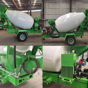 Máy xây dựng mô hình DIESEL Trailer Máy trộn bê tông di động nhỏ bê tông di động sẵn sàng TRỘN BÊ TÔNG máy móc - Product Image 2
