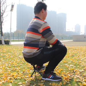 Taburete de playa plegable básico para acampar, silla OEM, estilo de logotipo de pesca, parche para exteriores, taburete de Material de impresión para muebles de tela - Product Image 3