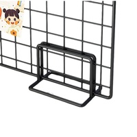 Présentoir pliable en treillis métallique avec guides pour cartes, pour supermarchés, bijoux, pendentifs, œuvres d'art et rangement de bureau
