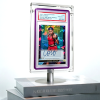 Cartes à collectionner Pokémon SYP, cartes de jeu sportives, présentoir en acrylique transparent pour cartes gradées PS-A BGS CGC, conception magnétique au dos