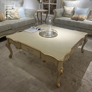 Sofá Europeo Francés de Lujo, Tallado a Mano, Tapizado en Tela, de Madera de Haya Maciza, para Sala de Estar, Salón, Villa, Estilo <span class=keywords><strong>Palacio</strong></span>, Personalizado de Alta Gama - Product Image 5