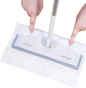 Chiffon de dépoussiérage électrostatique sans peluches 100 % polyester non tissé, lingettes écologiques pour sols en bois et meubles en cuir - Product Image 3