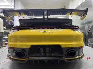 Kit de Carrocería de Fibra de Carbono de Alta Calidad para <span class=keywords><strong>Porsche</strong></span> <span class=keywords><strong>911</strong></span> 992, Mejora al Estilo Techar, Difusor Delantero, Faldones Laterales, Alerón - Product Image 4