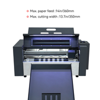 ZD350 Ultra Auto Contour con cámara CCD Hoja troqueladora Máquina cortadora de etiquetas Servomotor Multi Sheet Cutter