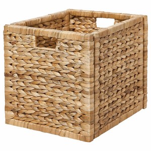 Gourd Grass Woven Storage <b>Basket</b> Rectangle <b>Foldable</b> Neatening Storage <b>Basket</b> - Product Image 5