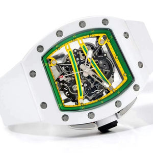 Nouvelle Montre Tourbillon Cylindrique RM061 2025 avec Mouvement Anti-Abrasion, Surface en Céramique Durable, Bracelet en Caoutchouc, Idéale pour les Activités Extérieures et les Fêtes - Product Image 3