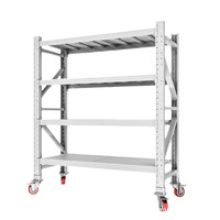 Carrito de Supermercado de Gran Capacidad, 340L, con Malla Metálica, Ruedas Silenciosas y Resistentes, para Uso en Almacenes, Tiendas y Comercios