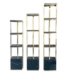 Бетонный стол из нержавеющей стали мебель консольный стол с мраморной столешницей - Product Image 1