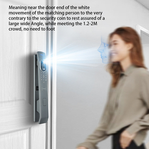 Cerradura de puerta inteligente Elock ES273, manija de puerta electrónica delgada, 6068 mortaja, cerdas 3D Face Tuya, aplicación WiFi, cerraduras inteligentes - Product Image 6