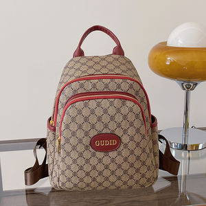 Sac à dos imprimé à motifs géométriques tendance. Sac à main de créateur de marque. Fabriqué en matériau PU de haute qualité.616 - Product Image 5