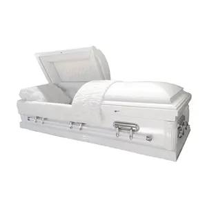 Cheap Coffin European Style Funeral Supplies Wooden Funeral Coffin