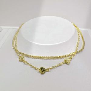 Pulsera de plata de ley S925 chapada en oro, joyería fina de lujo, minimalista, con circonitas en forma de corazón para niñas, precio al por mayor. - Product Image 3