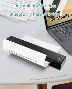 A4 Mini Wireless <b>Thermal</b> <b>Printer</b> Bluetooth <b>Label</b> <b>Printer</b> for Small Business and Stencil Printing - Product Image 4
