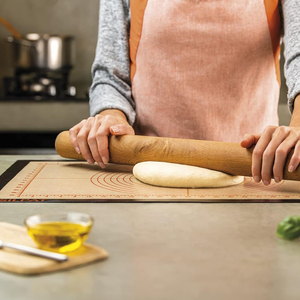 Reusable Eco-Friendly Dishwasher Safe Fiberglass <b>Silicone</b> Non-Stick <b>Baking</b> Mats with Measuring Scale Heat Resistant Easy to Wash - Product Image 5
