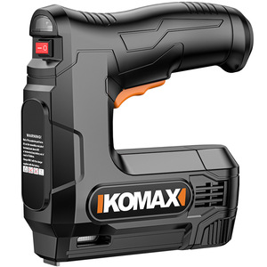 Pistolet à agrafes <span class=keywords><strong>électrique</strong></span> KOMAX, cloueur <span class=keywords><strong>sans</strong></span> <span class=keywords><strong>fil</strong></span> rechargeable, cloueur pneumatique, cloueur spécial pour clous droits, lithium domestique - Product Image 1