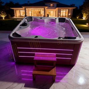 Jacuzzis y Salas de Sauna, Jacuzzi Exterior para 6 Personas, Jacuzzi para Autocaravana, Panel Exterior para Jacuzzi, Mejor <span class=keywords><strong>Spa</strong></span> para Nadar - Product Image 2