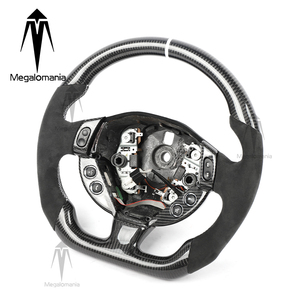 Volante de Fibra de Carbono Real con Alcántara para <span class=keywords><strong>Maserati</strong></span> GT GranTurismo Gran Cabrio Quattroporte, Volante con LED - Product Image 5